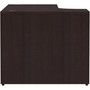 Lorell Essentials Series Left Corner Credenza - 29.5" Height x 36" Width x 24" Depth x 72" Length Credenza, x 1" Thickness Top - Finish: Espresso Laminate Product Image 