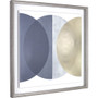 Lorell Circle I Framed Abstract Art - 29.25" x 29.25" Frame Size - Gray, Yellow Product Image 