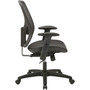 Lorell Mesh Mid-Back Task Chair - Mesh Seat Material - Mesh Back Material - Mid Back - 5-star Base - Black Product Image 