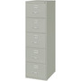Lorell Fortress Series 26-1/2" Commercial-Grade Vertical File Cabinet - 18" Width x 26.5" Depth x 61" Height - 5 x Drawer(s) for File - Legal - Vertical - Security Lock, Heavy Duty, Ball-bearing Suspension Product Image 