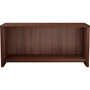 Lorell Essentials Series Wall-Mount Hutch - 17" Height x 36" Width x 15" Depth, x 1" Thickness Bottom Panel, x 1" Thickness Side Panel, x 0.6" Thickness Back Panel - Band Edge - Material: Laminate - Finish: Espresso Laminate Product Image 
