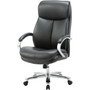 Lorell Big & Tall High-Back Chair - Bonded Leather Seat Material - Black Back Color - Bonded Leather Back Material - High Back - Black Product Image 