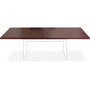 Lorell Chateau Series 8' Rectangular Tabletop - 1.4" Height x 94.5" Width x 47.3" Depth - Reeded Edge - Material: P2 Particleboard - Finish: Mahogany Laminate - Durable Product Image 