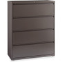 Lorell Fortress Series Lateral File - 42" Width x 18.6" Depth x 52.5" Height - 4 x Drawer(s) for File - (LLR60474) Product Image 
