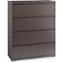 Lorell Fortress Series Lateral File - 42" Width x 18.6" Depth x 52.5" Height - 4 x Drawer(s) for File - (LLR60474) Product Image 
