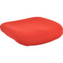 Lorell Padded Seat Cushion for Conjure Executive Mid/High-back Chair Frame - Red - Fabric Product Image 