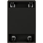 Lorell 23" Box/Box/File Mobile File Cabinet with Full-Width Pull - 15" Width x 22.9" Depth x 27.7" Height - Letter - Vertical - Security Lock, Recessed Handle, Ball-bearing Suspension - Black Product Image 
