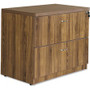 Lorell Chateau Series Lateral File - 2-Drawer - 30" Height x 36" Width x 22" Depth Lateral File, x 1.5" Thickness Top - 2 - Reeded Edge - Material: Laminate - (LLR34313) Product Image 