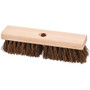 Genuine Joe Deck/Floor Brush - 2" Palmyra Bristle - 10" Handle Width - Hardwood Handle - Brown - (GJO18416) Product Image 