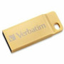 Verbatim Metal Executive USB 3.0 Flash Drive - 64 GB - USB 3.0 - Gold - Lifetime Warranty - 1 Each Product Image 