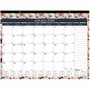Blueline Abstract Floral Monthly Desk Pad - Monthly - 12 Month - January 2026 to December 2026 - 1 Month Single Page Layout - 17" x 22" Sheet Size Product Image 