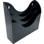 Huron 3-tier Wall Sorter - 3 Tier(s) - Vertical - 11.25" Height x 13" Width x 3.50" Depth - Durable - Black Product Image 