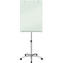 Quartet Infinity Mobile Easel with Glass Dry-Erase Board - 24" (2 ft) Width x 77" (6.4 ft) Height - Silver Tempered Glass Surface Product Image 