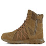 Reebok Men's Trailgrip Safety Toe 8" Waterproof Insulated Tactical Boot with Side Zipper Military Product Image 