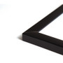 U Brands Magnetic Dry Erase Board with Wood Frame, 36" x 24" (Actual Size: 35" x 23"), White Surface, Black Wood Frame Product Image 
