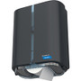 Cascades PRO Tandem Single Roll Jumbo Bathroom Tissue Dispenser, 10.75 x 5.56 x 13.72, Gray Product Image 