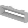 Lorell Relevance Series Short Side Leg Frame - 5.3" Height x 23.1" Width - Finish: Silver Product Image 