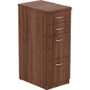 Lorell Relevance Series 4-Drawer File Cabinet - 40.4" Height x 15.5" Width x 23.6" Depth - 4 x File, Box Drawer(s) - Material: Laminate - Finish: Walnut Product Image 