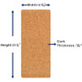 Lorell Do-it-Yourself Frameless Corkboard (LLR18327) Product Image 