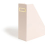 U Brands 4-Piece Desk Organization Set - Desktop - Paper Wrapped - Blush - Chipboard, Paper Product Image 