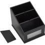 Victor Midnight Black Multi-Use Storage Caddy with Adjustable Compartment - 4 Compartment(s) - (VCT95385) Product Image 