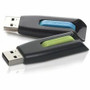 Microban 32GB Store 'n' Go V3 USB 3.2 Gen 1 Flash Drive - 2pk - Blue, Green - 32 GB - USB 3.2 (Gen 1) - Blue, Green Product Image 