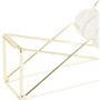 U Brands Vena Tape Dispenser - 1" Core - Refillable - Easy to Use, Sturdy, Lightweight - Wire Metal - Gold Product Image 