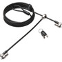 Kensington MicroSaver Cable Lock - 8 ft Cable - Keyed Lock - Black, Silver - Carbon Steel Product Image 