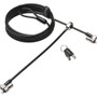 Kensington MicroSaver Cable Lock - 8 ft Cable - Keyed Lock - Black, Silver - Carbon Steel Product Image 