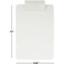 Saunders Antimicrobial Clipboard - 8 1/2" x 11" Sheet Size - White Product Image 