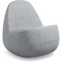 HON Skip Chair - Plastic Seat Material - Light Gray Back Color - Plastic Back Material - Light Gray - Plastic Product Image 