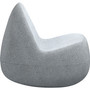 HON Skip Chair - Plastic Seat Material - Light Gray Back Color - Plastic Back Material - Light Gray - Plastic Product Image 
