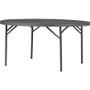 Dorel Zown Commercial Round Blow Mold Fold Table - Round Top - 4 Legs - 750 lb Capacity - 60" Table Top Diameter - 29.20" Height Product Image 