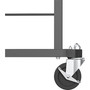 Cosco Smartfold Portable Work Desk Table - Rectangle Top - Four Leg Base - 4 Legs - 350 lb Capacity - 51.40" Table Top Width x 26.50" Table Top Depth Product Image 