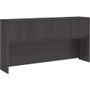 Bush Business Furniture Studio C 72W Hutch - 36" Height x 70.9" Width x 14.5" Depth - 4 Door(s) - Finish: Storm Gray, Thermofused Laminate (TFL) Product Image 