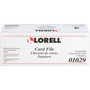 Lorell Desktop Business Card File - 650 Card Capacity - (LLR01029) Product Image 