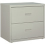 Lorell Value Lateral File - 2-Drawer - 30" Width x 18.6" Depth x 28.1" Height - 2 x Drawer(s) for File - A4, Letter, Legal - Interlocking, Ball-bearing Suspension, Adjustable Glide Product Image 