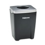 Fellowes Office Suites Paper Clip Cup, Plastic, 2.44 x 2.19 x 3.25, Black/Silver View Product Image