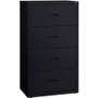 Lorell Value Lateral File - 4-Drawer - 30" Width x 18.6" Depth x 52.5" Height - 4 x Drawer(s) for File - A4, Legal, Letter - Adjustable Glide, Ball-bearing Suspension, Label Holder Product Image 