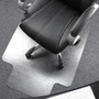 Floortex Polycarbonate Lipped Chair Mat for Carpets over 1/2" - 48" x 53" - Carpeted Floor, Floor, Home, Office, Carpet - 53" Length x 48" Width x 0.110" Depth x 0.110" Thickness - Lip Size 20" Length x 10" Width - Lipped Product Image 