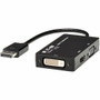 Tripp Lite series P136-06N-HDV-4K DisplayPort/HDMI/DVI/VGA Audio/Video Cable - 6" DVI/DisplayPort/HDMI/VGA A/V Cable for Audio/Video Device, Notebook, Tablet, Monitor, Projector, TV - First End: 1 x DisplayPort 1.2 Digital Audio/Video Product Image 