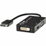 Tripp Lite series P136-06N-HDV-4K DisplayPort/HDMI/DVI/VGA Audio/Video Cable - 6" DVI/DisplayPort/HDMI/VGA A/V Cable for Audio/Video Device, Notebook, Tablet, Monitor, Projector, TV - First End: 1 x DisplayPort 1.2 Digital Audio/Video Product Image 