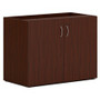 HON Mod HLPLSC3620 Storage Cabinet - 29" Height x 36" Width x 20" Depth - 2 Door(s) - Finish: Traditional Mahogany Product Image 