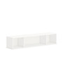 HON Mod Wall Mounted Storage | Open | 66"W | Simply White Finish - 39.8" Height x 66" Width x 14" Depth - Finish: Simply White Product Image 
