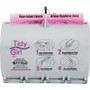 Stout Tidy Girl Feminine Hygiene Bags Dispenser - Smoke Gray - ABS Resin Product Image 