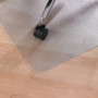Floortex Cleartex Ultimat Rectangular Chair Mat - Hard Floor, Floor, Carpeted Floor, Home - 79" Length x 48" Width x 0.075" Depth x 0.075" Thickness - Rectangular - Polycarbonate - Clear Product Image 