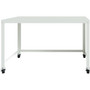 Lorell SOHO Personal Mobile Desk - Rectangle Top - 48" Table Top Width x 23" Table Top Depth - 29.50" Height - Assembly Required - White Product Image 