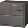 Lorell 30" Personal Storage Center Lateral File - 30" Width x 18.6" Depth x 28" Height - 3 x Drawer(s) for File, Box - (LLR60934) Product Image 