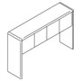 HON 10700 H10732 Hutch - 37.1" Height x 62.6" Width x 14.6" Depth - Waterfall Edge - Finish: Mahogany Product Image 