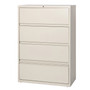 Lorell Lateral File, RCD, 4-Drawer, 36"x18-5/8"x52-1/2", Putty (LLR43510) Product Image 